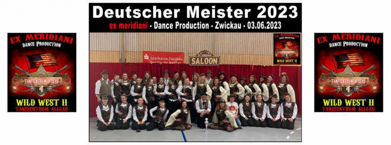 Rahmen Ex Meridiani HP – Deutsche Meister Hip Hop Production 2023 Glauchau