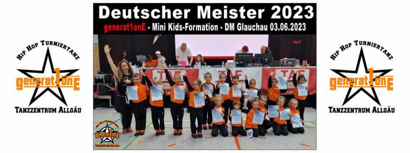 Rahmen generat1onE HP – DM Glauchau 2023 – Formation Mini Kids generat1onE